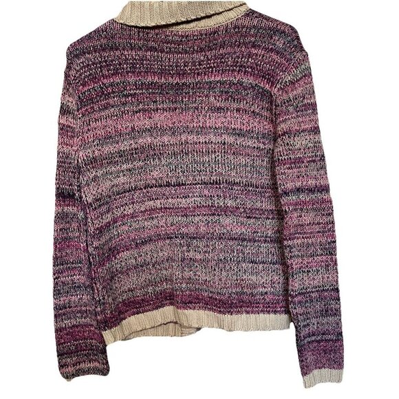 Cousin Johnny Womens Cardigan Knit Sweater Size S Anthropologie Sunset Spacedye - Picture 2 of 6